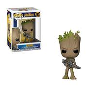 Funko Pop! Figura de Vinilo – Groot con Blaster – Vengadores Infinity War – Mercancía Oficial