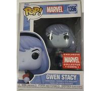 POP! Funko Marvel Collector Corps Exclusive Spider-Man Blue Gwen Stacy #1356 con funda acrílica