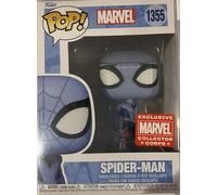 POP! Funko Marvel Collector Corps Exclusive Spider-Man Blue Spider-Man #1355 con funda acrílica