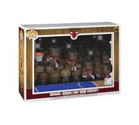 POP Funko Moments Deluxe: Bulls - Michael Jordan ('87 Dunk Contest) | Merchandising Oficial de Deportes - Figura de Vinilo Coleccionable para Decoración - Regalo Friki de Cumpleaños