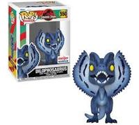 POP Funko Movie Jurassic Park Exclusive Dilophosaurus #550 con estuche acrílico gratis