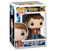 Funko - Figura POP! Movies - Retorno al Futuro: Marty McFly 961 - Chaleco hinchado - 9 cm