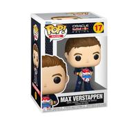 POP Funko Racing: Red Bull Racing - MAX Verstappen Holding Helmet | Merchandising Oficial - Figura de Vinilo Coleccionable para Decoración - Regalo Friki de Cumpleaños