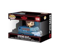 POP Funko Rides Deluxe: Netflix Stranger Things - Steve with The Van | Merchandising Oficial de Fantasía - Figura de Vinilo Coleccionable para Decoración - Regalo Friki de Cumpleaños