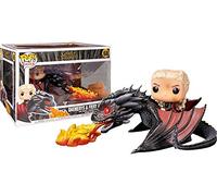 POP Funko Rides: Got - Daenerys Targaryen On Fiery Drogon - Game of Thrones - Juego de Tronos - Figura de Vinilo Coleccionable - Idea de Regalo- Mercancia Oficial - Juguetes para Niños y Adultos