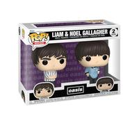 POP Funko Rocks: Oasis - Liam & Noel Gallagher 2 Pack | Merchandising Oficial - Figura de Vinilo Coleccionable para Decoración - Regalo Friki de Cumpleaños