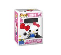 POP Funko Sanrio: Hello Kitty - Kitty White - Yellow & Blue Overalls | Merchandising Oficial de Anime - Figura de Vinilo Coleccionable para Decoración - Regalo Friki de Cumpleaños
