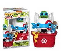 POP Funko Target Exclusive Teenage Mutant Ninja Turtles #242 Bullseye in Ninja Mask with Leo, con estuche acrílico