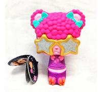 POP Hair Surprise Muñeca Cepillo Con Larga Mechones Cabello Texto Original En