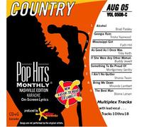 Pop Hits Monthly Karaoke COUNTRY Aug 2005
