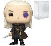 Pop House of Dragon - Figura de Vinilo Funko de Aemond Targaryen Que Brilla en la Oscuridad (Incluye Funda Protectora de Caja Compatible), Multicolor, 3.75 Pulgadas