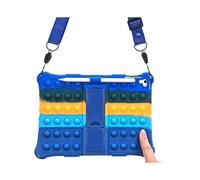 Pop It Compatible Ipad Case 8th 7th Gen 10.2" Kids Boys, Poppet Fidget Push B