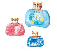 Pop It Electrónico Juguetes Quick Push Pop It Electrónico 4 Modos con Sonido y luz. Juguete sensorial, combina educación con Entretenimiento. Consola de Juego. (Gato)