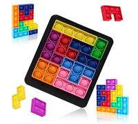 Pop It Fidget Toy, IQ Puzzle, Niños 3 4 5 6 Años Juguete Popit Juguetes Antiestres, Niños Juguetes Antiestrés Juguetes Sensoriales Juguetes Educativos Juegos