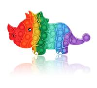 Pop it Fidget Toy, Juguete Antiestrés Sensorial, Push and Pop Bubble Fidget Toy, para Aliviar la Ansiedad, Juego Relajante Antiestrés para Adultos y Niños