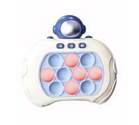 Pop It Game Machine FaJoek Pop Light Up Games, Electronic Popping Game, Juego de Burbujas de Empuje, Quick Push Burbujas Juego Consola, Quick Push Pop Game It Fidget Toys Pro (Astronauta)
