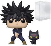 POP Jujutsu Kaisen - Figura de vinilo Megumi Fushiguro y Divine Dog Funko (empaquetada con funda protectora de caja compatible), multicolor, 3.75 pulgadas