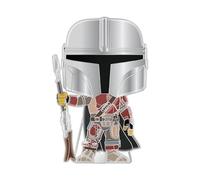 Pop! Large Enamel Enamel Pin Star Wars: Mando | Merchandising Oficial de Ciencia Ficción - Figura de Vinilo Coleccionable para Decoración - Regalo Friki de Cumpleaños