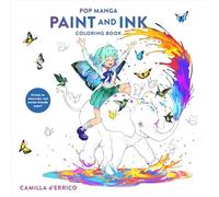 POP MANGA PAINT INK COLORING BOOK