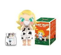 POP MART Baby Molly & Baby Tabby Series Figures de Acción Popular Figura Coleccionable y Adorable Juguete Artístico Regalo Creativo 1PC