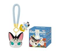 POP MART Baby Molly & Baby Tabby Series-Pinch Pendant de Acción Popular Figura Coleccionable y Adorable Juguete Artístico Regalo Creativo 1PC