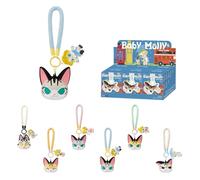 POP MART Baby Molly & Baby Tabby Series-Pinch Pendant de Acción Popular Figura Coleccionable y Adorable Juguete Artístico Regalo Creativo Whole Set