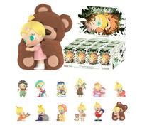 POP MART Baby Molly My Huggable Discovery Series Figures de Acción Popular Figura Coleccionable y Adorable Juguete Artístico Regalo Creativo Whole Set