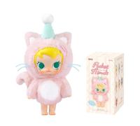 POP MART Baby Molly Pocket Friends Series-Vinyl Plush Pendant de Acción Popular Figura Coleccionable y Adorable Juguete Artístico Regalo Creativo 1PC