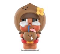 POP MART Crybaby Coconut Figure-Brown de Acción Popular Figura Coleccionable y Adorable Juguete Artístico Regalo Creativo 1PC