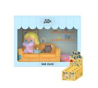 POP MART CRYBABY Serie Sad Club Lote de 8 cajas de escena articuladas de 6,3 cm - Regalo de alta calidad para mujer - Caja sorpresa favorita de los fans - Juguete coleccionable