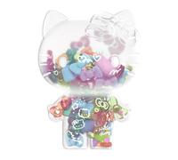 POP MART Figura de acción de Hello Kitty de la serie 50 aniversario, 1 unidad, regalo de diseño premium para mujeres, figura de acción coleccionable de arte chic