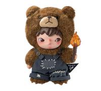POP MART Hirono Living Wild-Fight for Joy Plush Doll de Acción Popular Figura Coleccionable y Adorable Juguete Artístico Regalo Creativo 1PC