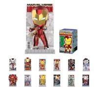 POP MART Marvel Iron Man A Journey Through Armors Series figura de caja ciega, juguete misterioso coleccionable de los Vengadores, figura de vinilo Tony Stark, regalo para fanáticos de Marvel, niños y