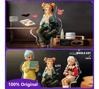POP MART Peach Riot Rise Up serie caja ciega Guess Bag caja misteriosa juguetes muñeca Linda figura de Anime adornos de escritorio regalo baddie on bass