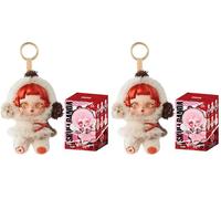 POP MART SKULLPANDA Winter Symphony Series Plush de Acción Popular Figura Coleccionable y Adorable Juguete Artístico Regalo Creativo 1PC (Paquete de 2)