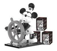 POP MART Steamboat Willie Series - Caja de 3 cajas de personajes articulados de 2.5 pulgadas, diseño premium, regalos para los fanáticos favoritos de los fanáticos, figura de acción coleccionable
