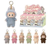 POP MART The Monsters Tasty Macarons - Figuras de caja ciega de vinilo, diseño aleatorio, juguetes para decoración moderna del hogar, juego de juguetes coleccionables para accesorios de escritorio,