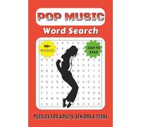 Pop Music Word Search: Word Searches with Easy to Read Print about Pop, Pop Music, Artists and More | 6x9 inches, 110 ... Holidays, Vacations, Relaxation and Free Time