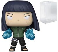 POP Naruto Shippuden - Hinata con puños de león gemelos (brilla en la oscuridad) edición limitada Chase Funko figura de vinilo (empaquetado con funda protectora de caja compatible), multicolor, 3.75