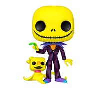 Pop Nightmare Before Chrismas Jack and Zero Blacklight Vinyl Figure