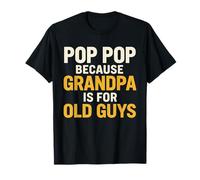 Pop Pop Art For Grandpa from Grandkids Father's Day Pop Pop Pop Camiseta