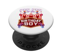 Pop Pop del cumpleaños para niño Ringmaster Circus Carnival PopSockets PopGrip Adhesivo