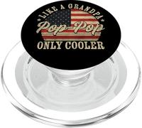 Pop-Pop Like a Grandpa Only Cooler Pop-Pop Father's Day PopSockets PopGrip para MagSafe