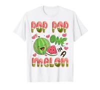 Pop Pop Of One In A Melon 1er Cumpleaños Sandía Bday Party Camiseta