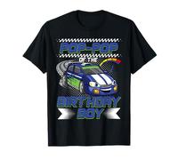 Pop-Pop of The Birthday Boy Race Car Party Family Matching Camiseta