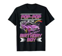 Pop-Pop of The Birthday Boy Race Car Party Family Matching Camiseta