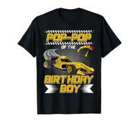 Pop-Pop of The Birthday Boy Race Car Party Family Matching Camiseta