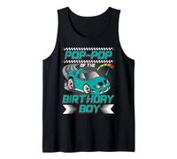 Pop-Pop of The Birthday Boy Race Car Party Family Matching Camiseta sin Mangas