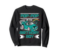 Pop-Pop of The Birthday Boy Race Car Party Family Matching Sudadera