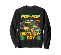 Pop-Pop of The Birthday Boy Race Car Party Family Matching Sudadera